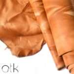 Almond Crinkle Leather for Belts