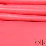 Close-up of pink softy cow leather