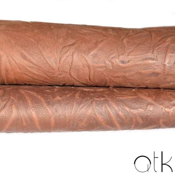 Premium dark green snakeskin pattern leather roll