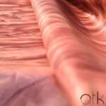 Detailed view of Crinkle Leather Red with a soft texture