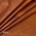 Embossed Majestic Mocha Leather from Akram Tannery