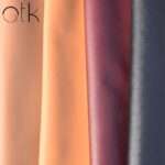 Various colored aniline leather hanging