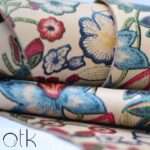 Premium Floral Laminated Leather