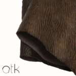 High-Quality Wave Triad Embossed Leather Piece