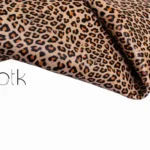 Leopard print leather with digital printing technology