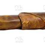 Top leather brands in Pakistan offer Rustic Mocha Pull-Up Leather for artisan creations
