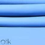 Close-up of sky blue softy cow leather