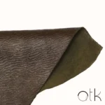 Wave Triad Embossed Leather Material for Fashion Accessories