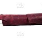 Red Wine Leather Pieces for Sale