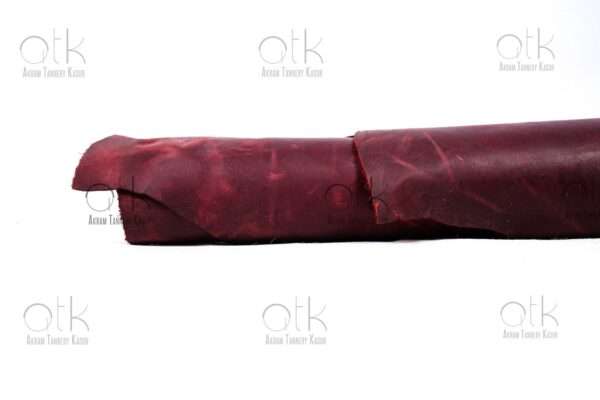 Red Wine Leather Pieces for Sale