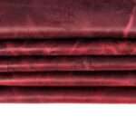 Red Wine Pull Up Leather - High-Quality Material