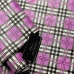 Purple Plaid Finished Leather- Akram Tannery Kasur