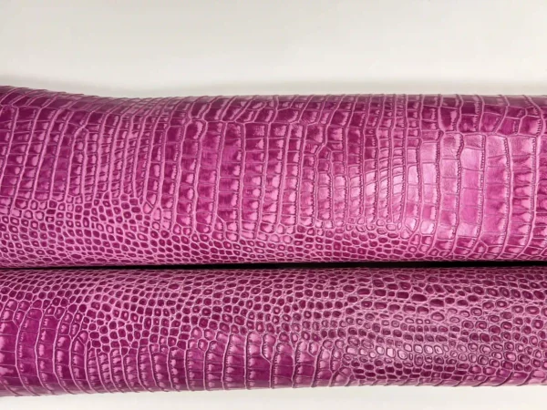Saffron Croc Pink- Akram Tannery Kasur
