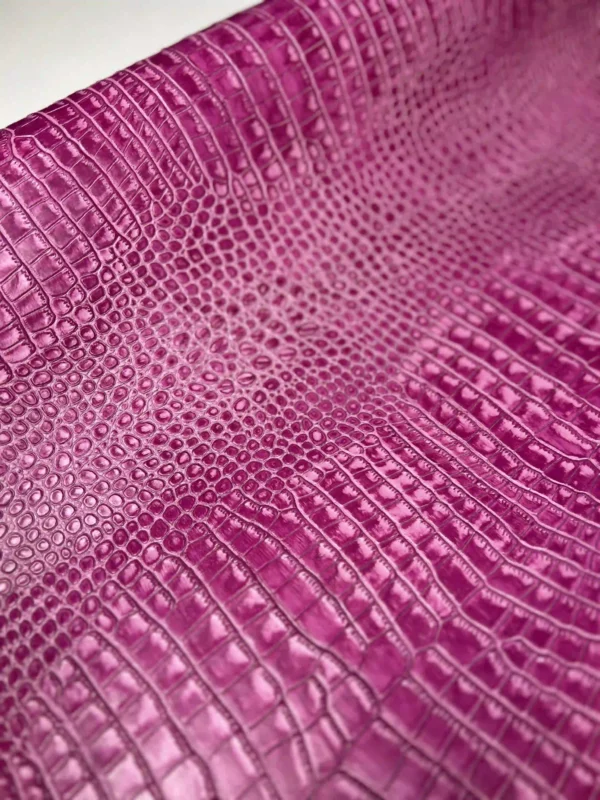 Saffron Croc Pink- Akram Tannery Kasur