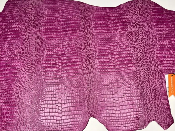 Saffron Croc Pink- Akram Tannery Kasur
