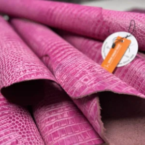 Saffron Croc Pink- Akram Tannery Kasur