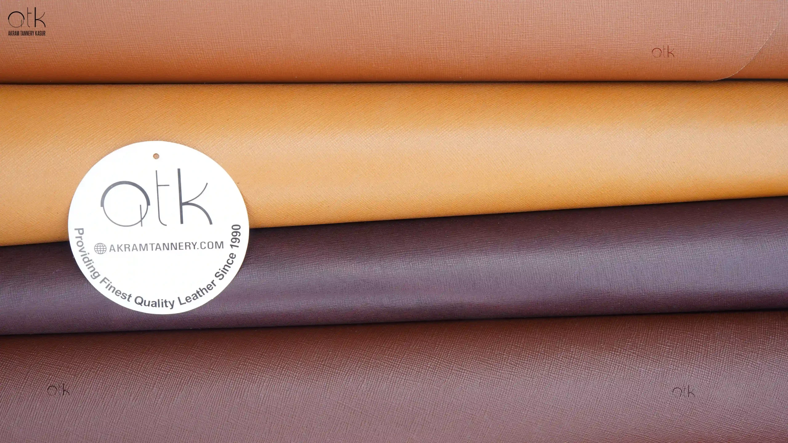 4 Different Colors AK Saffiano Leather- Akram Tannery Kasur
