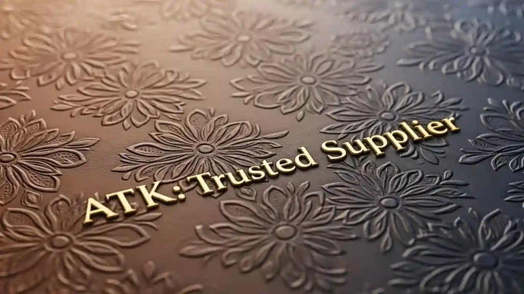 What is Embossed Leather, and Why ATK is a Trusted Supplier