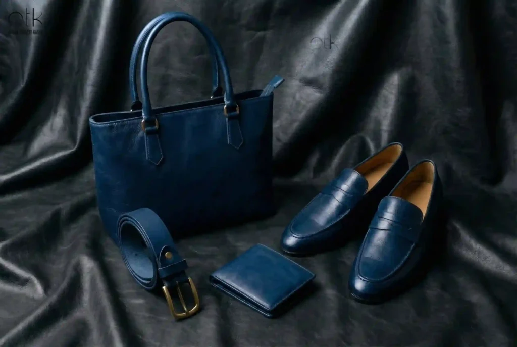 Pull-Up Leather-Blue