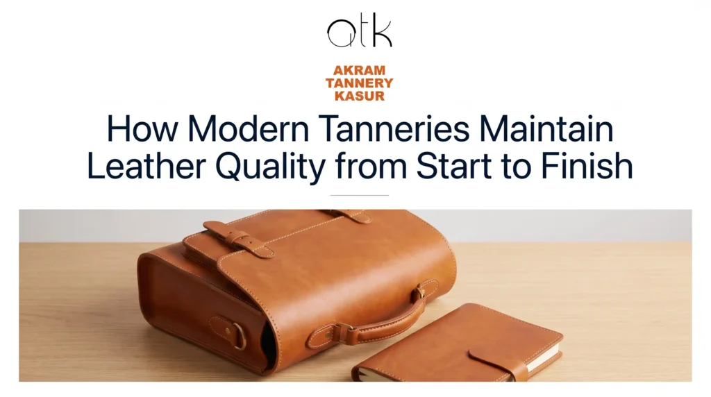 How Modern Tanneries Maintain Leather Quality from Start to Finish