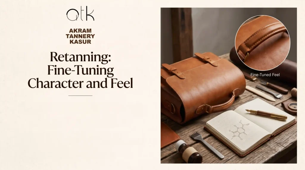 Retanning Fine-Tuning Character and Feel
