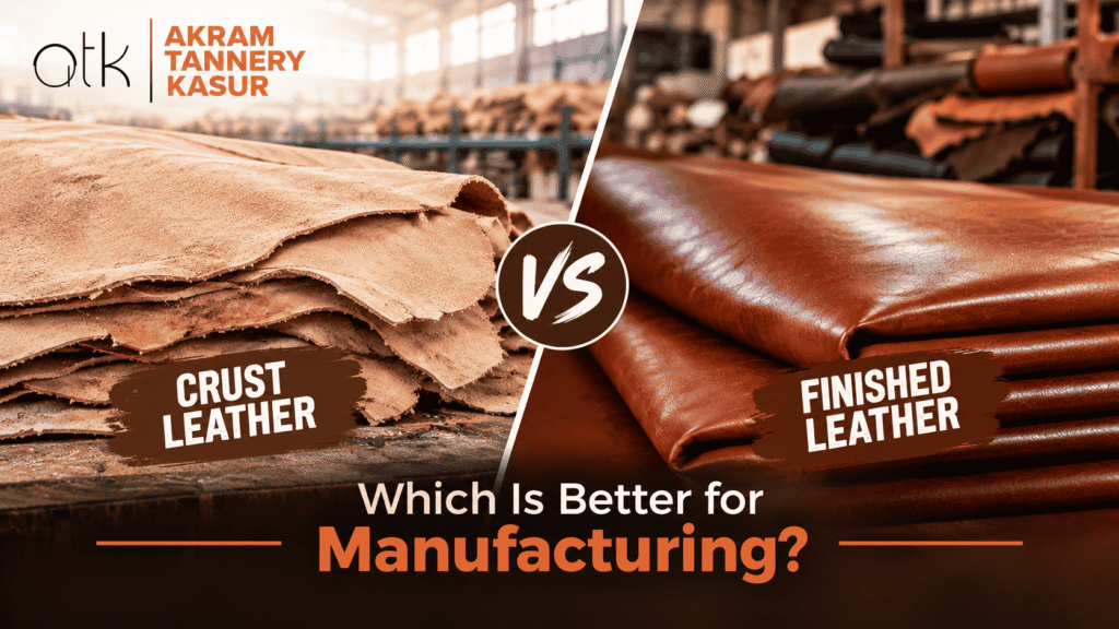Crust Leather vs. Finished Leather: Which Is Better for Manufacturing?